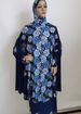 ChicShe Cross-Border Exclusive Fashion New Plus Size Printed Fabric Women's Long Robe Floral Set Ethnic Style Dress Wholesale_voghion.com