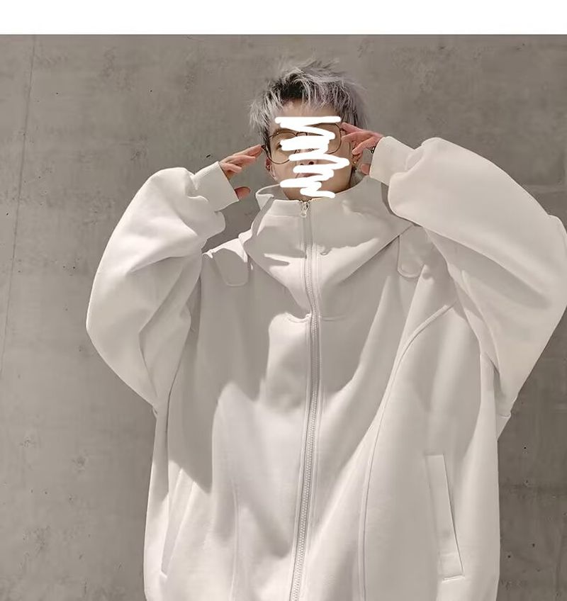 Nuova giacca con cappuccio per uomo in primavera, con un tocco di alta qualità e fresco. Felpa con cappuccio versatile di marca alla moda per primavera e autunno_voghion.com