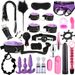 Bondage 13/15/17/26pcs BDSM Restraint Kit Bullet Vibrator Handcuff Whip Mouth Gag Anal Bead Butt Plug Adul_voghion.com