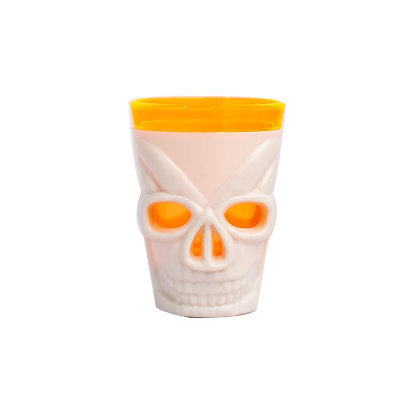 Tazza luminosa di Halloween, teschio, bar, KTV, forniture per feste, bicchieri di plastica per bevande, decorazioni, oggetti di scena_voghion.com