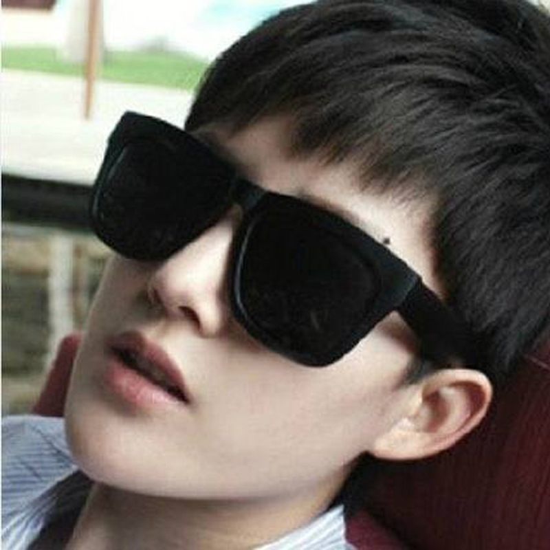 New fashionable big frame reflective toad  net red sunglasses for men and women_voghion.com