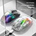 Digitex Digitex Attack Shark X2RGB Luminous Wireless Bluetooth Three-Mode Transparent Girls Gaming Esports Mouse_voghion.com