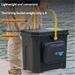 Camper Multifunctional Bucket With Sitting Box, New Complete Set Of Equipment, Black Gold Fishing Box_voghion.com