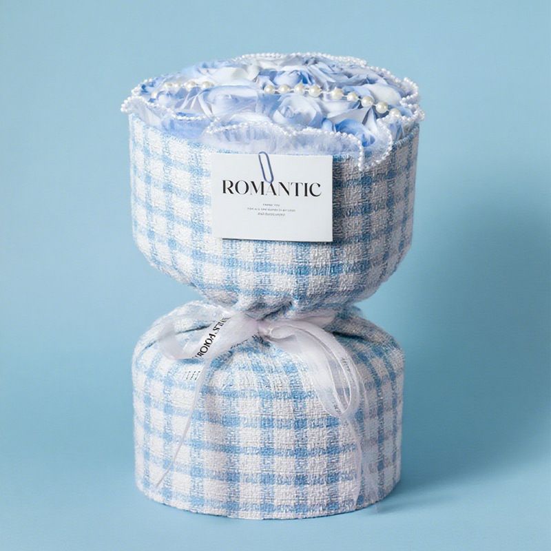 Regali per feste, bouquet di simulazione di fiori di sapone rosa di Natale, regalo di compleanno di alta qualità per fidanzate, piccolo stile profumato, regalo di fiori immortali_voghion.com