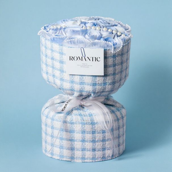 Regali per feste, bouquet di simulazione di fiori di sapone rosa di Natale, regalo di compleanno di alta qualità per fidanzate, piccolo stile profumato, regalo di fiori immortali_voghion.com