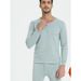 Chaolun Thermal Underwear Plus Size Men's Long Johns Crew Neck Slim Fit Fleece Lined Hot Sale_voghion.com