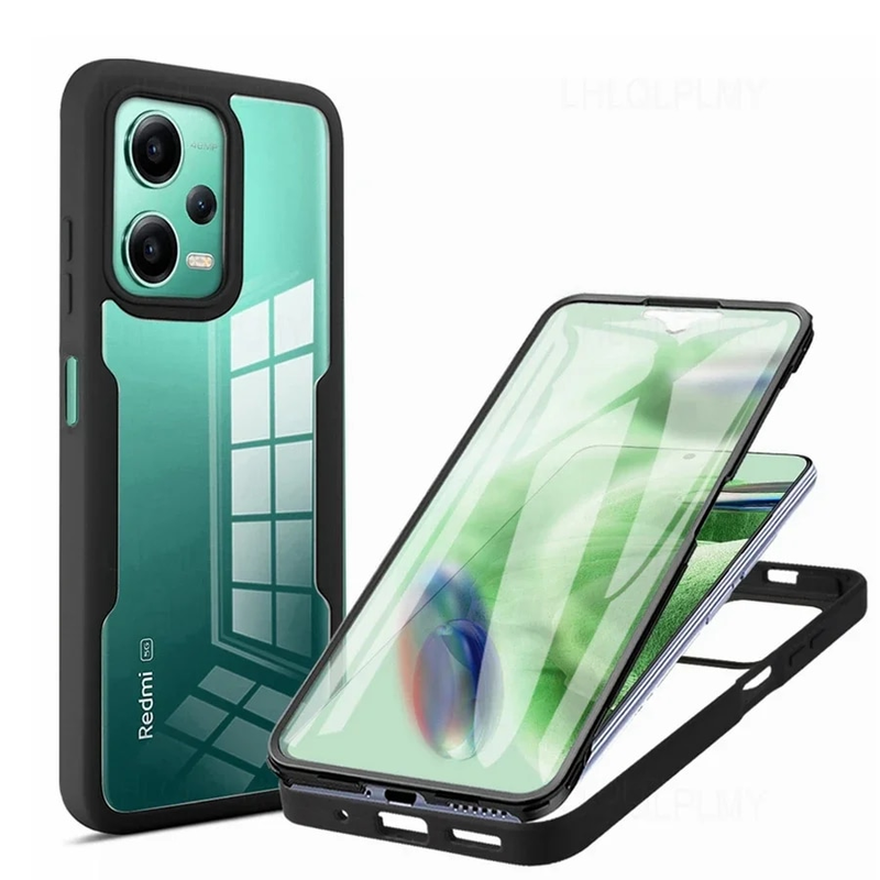 360 Full Silicone Case For Redmi Note 13 11 10 S 9 13C 12C 12 XiaoMi 13T 12T 14 Mi Poco X5 F5 X3 Pro F3 Cover_voghion.com