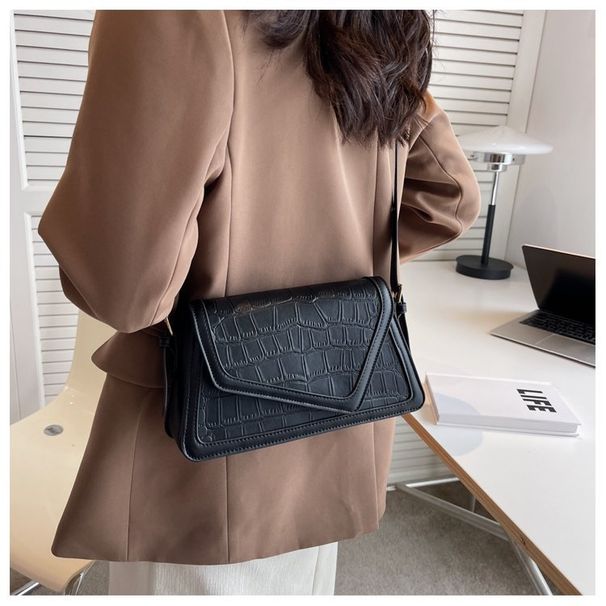 Spingere sugli scaffali, dandoti vendite inaspettate. Borsa a tracolla con fibbia magnetica, borsa a tracolla di colore contrastante,_voghion.com