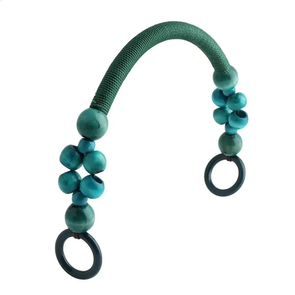 Bolsa de cordão de contas de madeira retrô de alta qualidade faça você mesmo alça de bolsa de ombro alça de bolsa 240805_voghion.com