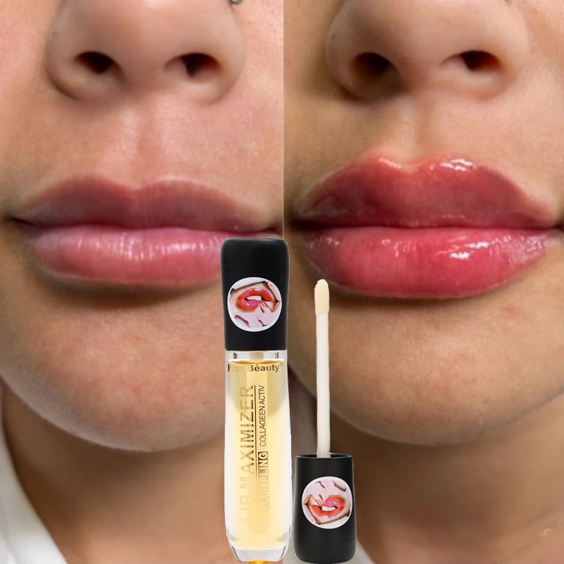 5 ml pralles Lippenöl, reduziert Lippenfältchen, Gesichtsmaske, langfristige Feuchtigkeitscreme, ätherisches Öl-Lippenöl, sexy und prall_voghion.com