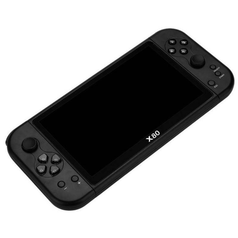 Video Game Consoles 7 Inch Large Screen Handheld Game Console X80 Arcade PS1 Simulator HD PSP Portable Handheld_voghion.com