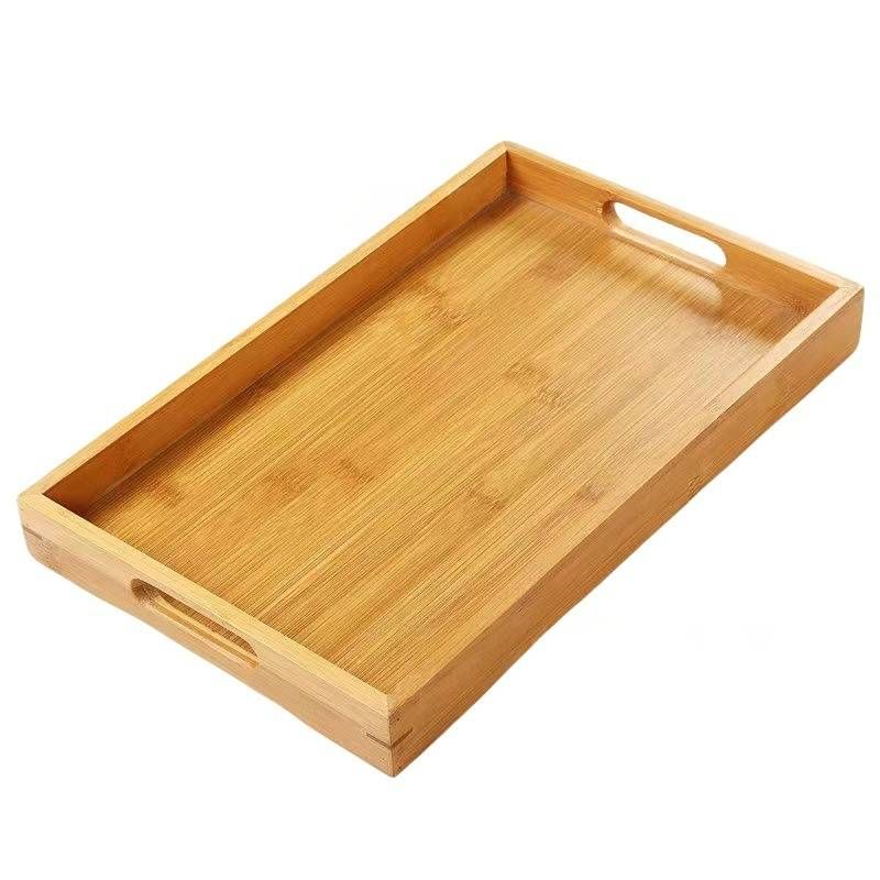23x35 cm Bambu Çay Tepsisi - Gongfu Çayı, Kahvesi, Atıştırmalıkları ve Ev Dekorasyonu İçin Doğal Ahşap Servis Tahtası | Çevre Dostu ve Şık_voghion.com