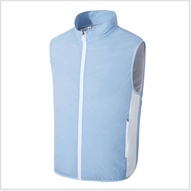 Gilet estivo rinfrescante da uomo con ventola integrata - Abbigliamento con aria condizionata, abbigliamento da lavoro mimetico per l'edilizia, gilet da pesca_voghion.com