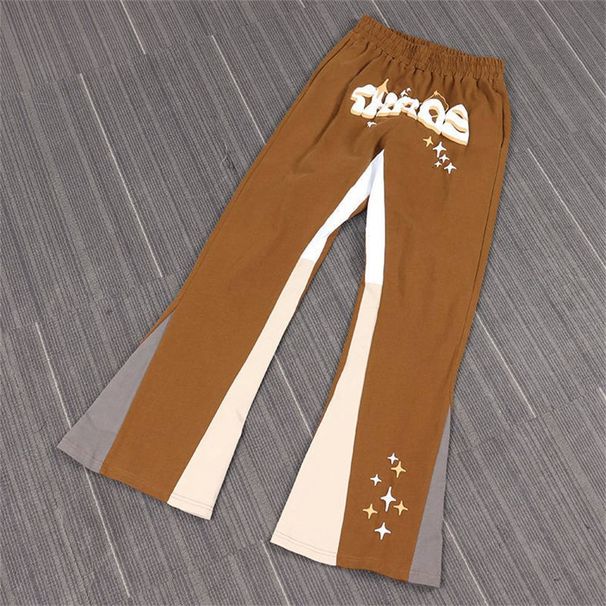 New Product 2025 Fashion High Street Y2K Sweatpants Women Men Mid Waist Splicing Vintage Hip Hop Casual Loose Sport Long Pants_voghion.com