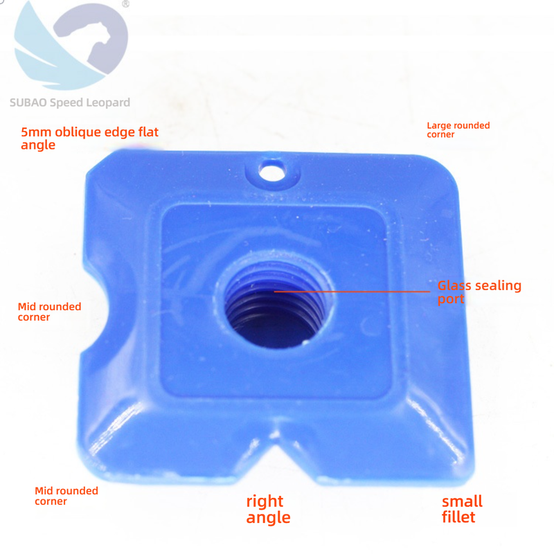 Professionele kitset met 5 stuks - Precisiespuitmond, schraper en wisser voor naadloze doe-het-zelfprojecten (zwart/blauw/geel)_voghion.com