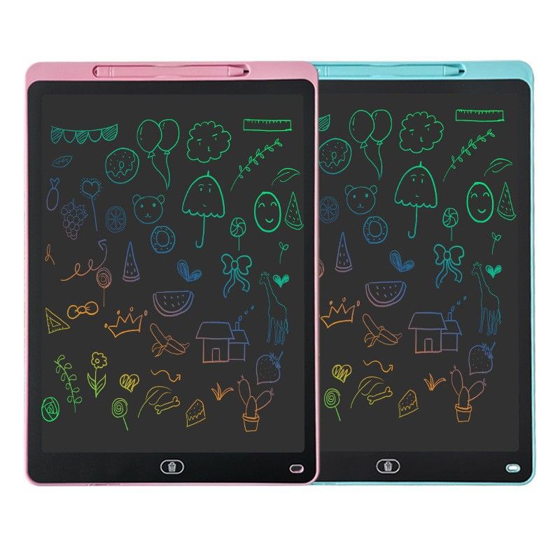 16 Inch LCD Writing Tablet, Colorful Drawing Board For Kids, Reusable Lightweight Digital Sketch Pad, Large Screen Doodle Board For Office & Home_voghion.com