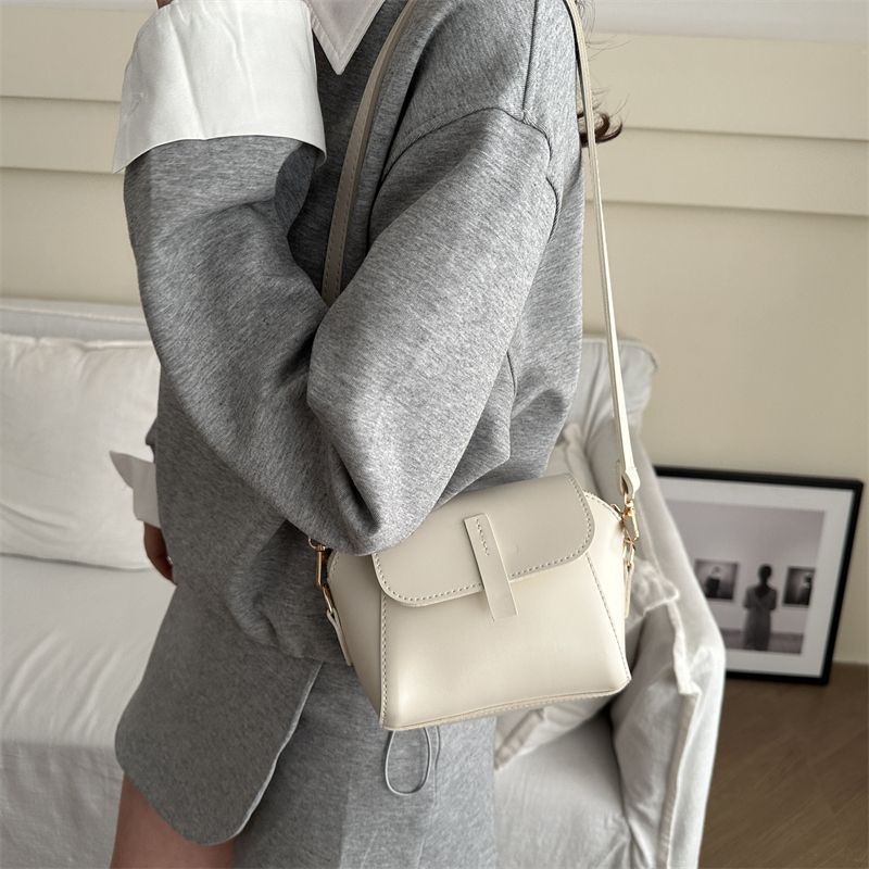 Borsa a tracolla morbida, casual, semplice, elegante, alla moda, versatile, da donna, nuova, invernale, 2025_voghion.com