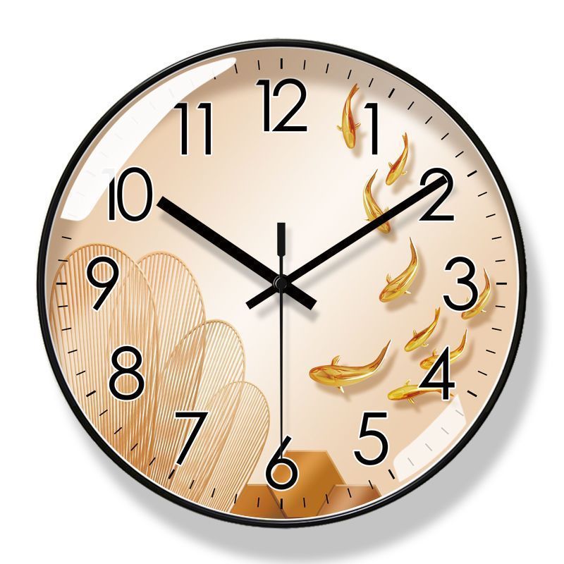 Yipula 6450 Orologio da parete creativo di lusso, silenzioso, al quarzo, per soggiorno, camera da letto, prosperità annuale_voghion.com