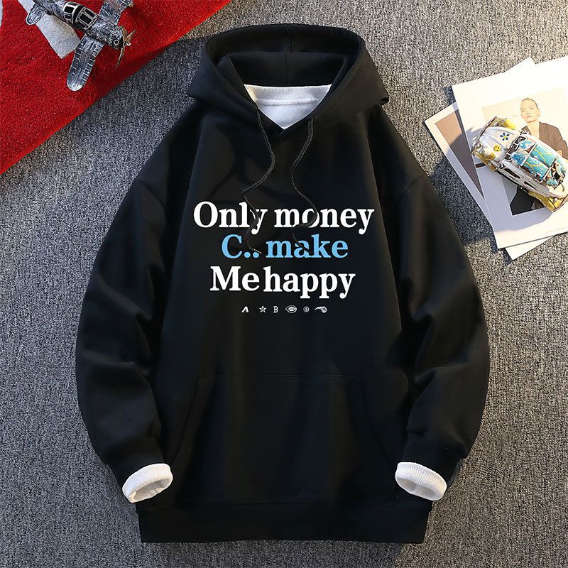 Herren-Kapuzenpullover für den Frühling – Übergroßer Freizeitpullover, leicht und atmungsaktiv, Weiß/Grau/Schwarz, S-3XL_voghion.com