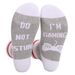 DO NOT DISTURB Print Cotton Socks For Men & Women - Breathable, Anti-Odor, Cushioned Gaming & Casual Crew Socks_voghion.com