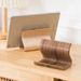 Handcrafted Walnut/Birch Phone Stand – Universal Dock For IPhone, IPad, Tablets – Sturdy Desktop Holder For Hands-Free Viewing (Small/Large)_voghion.com