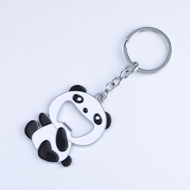 Creative Metal Panda Beer Bottle Opener Key Chain Portable Wine Opener Pendant Creative Gift Chengdu Panda_voghion.com
