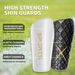 Football training shin guards with socks Thickened shin guards High elasticity and deodorizing football socks_voghion.com