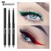 Farbiger Eyeliner-Gelstift mit zwei Enden – mit perlmuttartigem Highlighter, ideal für Wasserlinie, Lidfalte und Lidschatten-Make-up_voghion.com