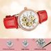 Huang Shi HVENSHI Women's 2024 New Hollow Diamond Set Waterproof Fully Automatic Mechanical Watch_voghion.com