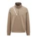 360G Air Layer Half Zipper Stand Up Collar Sweatshirt For 2024 Autumn And Winter New Item Men's Pullover Long Sleeved_voghion.com