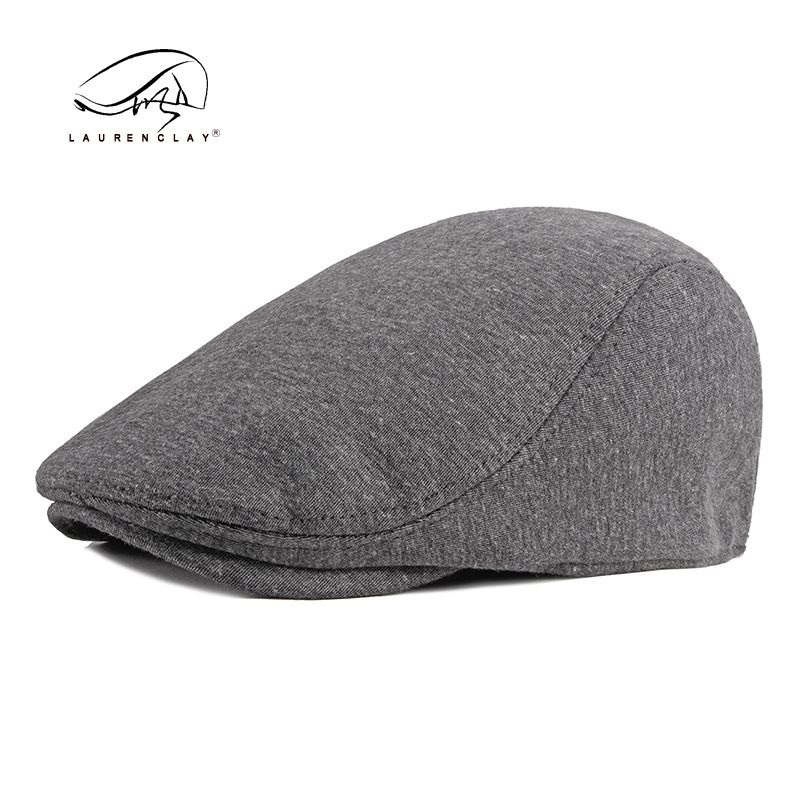 Men's And Women's Berets Simple Light Plate Duckbill Hat Solid Color Knitted Hat Spring And Autumn British Retro Forward Hat Newsboy Hat_voghion.com