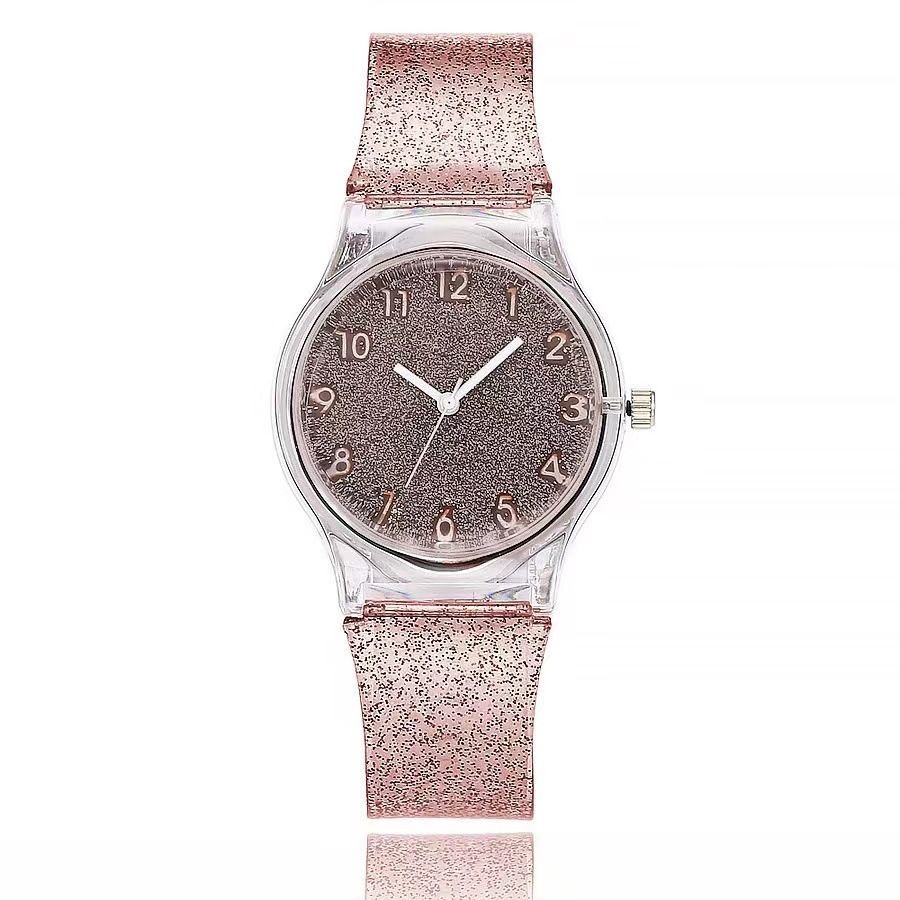 Modische damen uhren Genf neue bunte silikon student uhren Einfache starry sky digitale quarzuhr_voghion.com