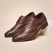 Euro Step Pointed Toe British Style Genuine Leather Business Formal Brogue Carved Men's Top Layer Cowhide Derby Shoes Casual_voghion.com