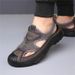 Sandali da uomo estivi, nuovi, traspiranti, casual, con un piede, antiscivolo, traforati, da spiaggia, scarpe da acqua_voghion.com