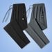 Large Size Casual Pants Men's Summer New Ice Silk Air-conditioning Pants Solid Color Quick-drying Pants High Elastic Breathable Sports Trousers_voghion.com