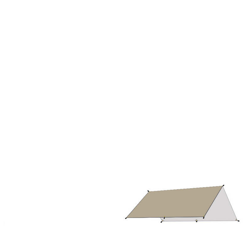 Baldachin Outdoor-Zelt tragbares Camping Vier-Ecken-Plaid-Stoff-Baldachin Strand Camping Markise_voghion.com