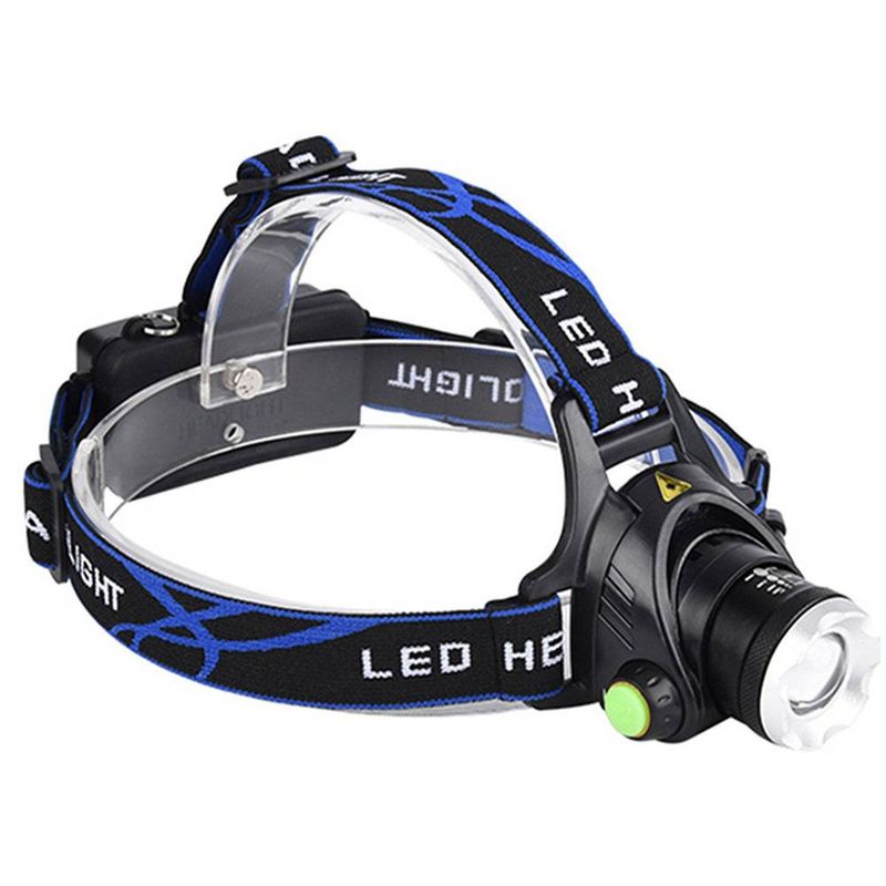 T6 aluminum alloy headlight waterproof LED strong light telescopic zoom headlight USB outdoor induction fishing headlight_voghion.com
