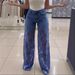 Lässige Jeans mit hohem Bund und weitem Bein und Nilpferd-Print für Damen – Trendige Jeanshose mit lockerer Passform und Cartoon-Design für den Sommer_voghion.com