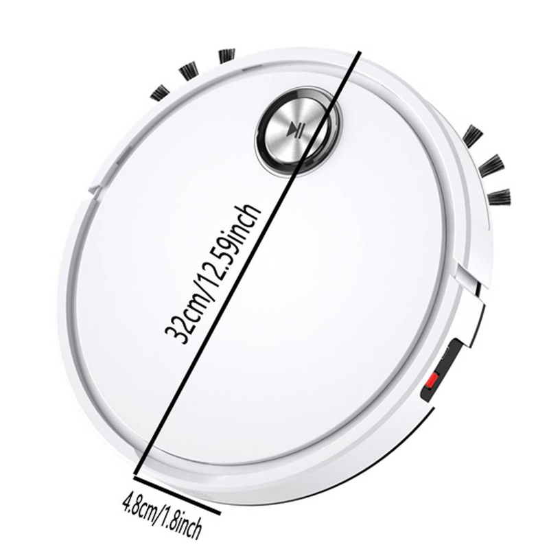 Robot de balayage télécommandé pratique, prend en charge la télécommande, reconnaît automatiquement les obstacles, convient à une utilisation à la maison et au bureau._voghion.com