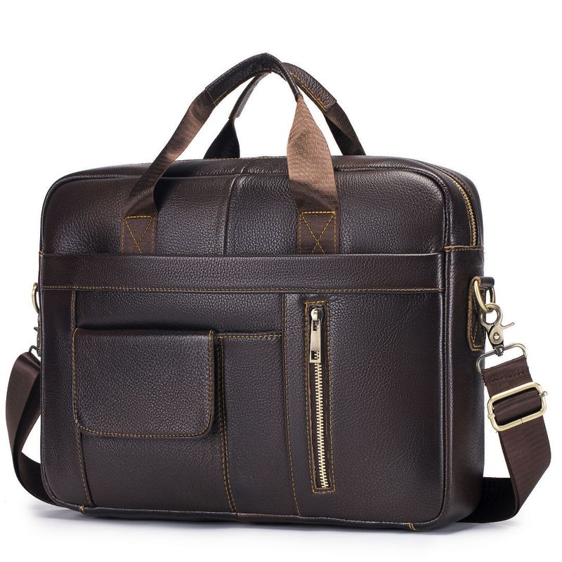 K New Men's Bag Men's Handbag Computer Bag Business Large Capacity Briefcase_voghion.com