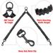 New Leash One-to-Two Nylon Double-Headed Dog Rope Elastic Retractable Explosion-Proof Shock Connector Anti-Tangle_voghion.com