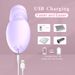 Bowling Mini AV Stick 10 Frequency USB Rechargeable Massage Stick Female Small AV Vibrator Adult Use_voghion.com