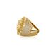 Men's Jewelry - Bold Hip Hop Ring With Micro-Paved Cubic Zirconia, Gold-Tone Statement Piece For Trendsetting Style_voghion.com