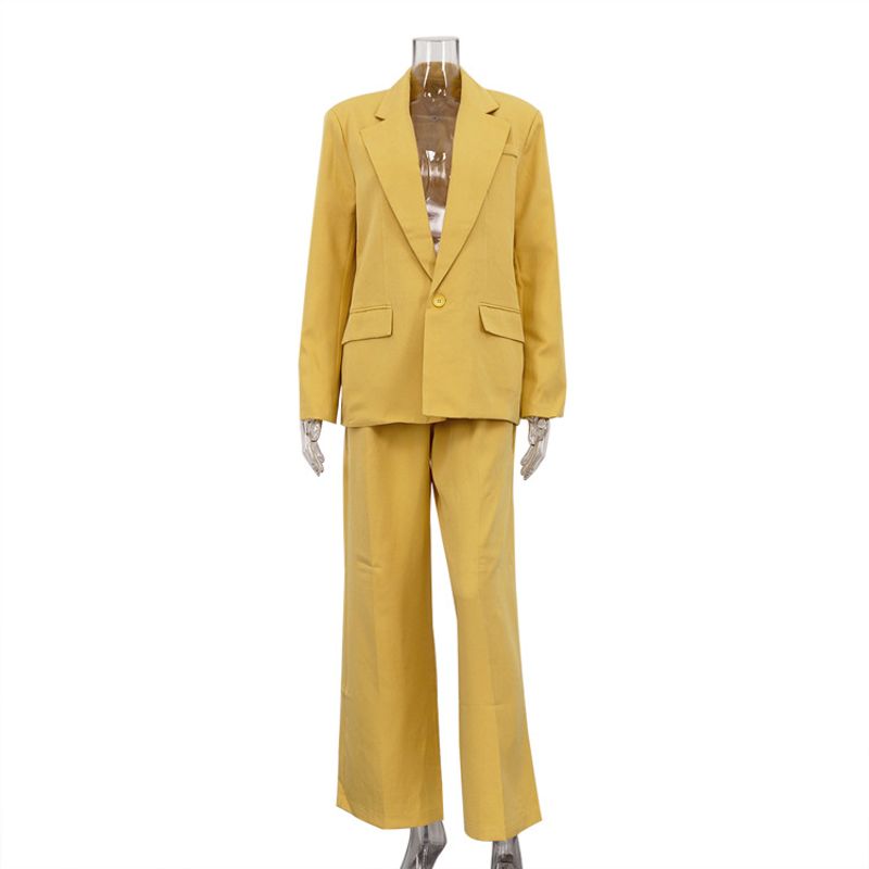 Ensemble blazer oversize et pantalon large taille haute – Coupe décontractée pour un style chic et décontracté (S-L)_voghion.com