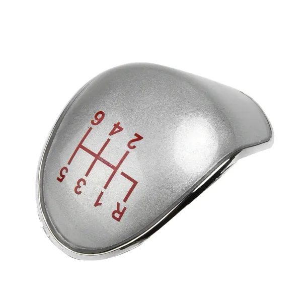 1pc Gear Knob Insert Cover 1793439 New For Ford Fiesta/Focus ST Replacement 6-speed Sier Case Blue/Red Font_voghion.com