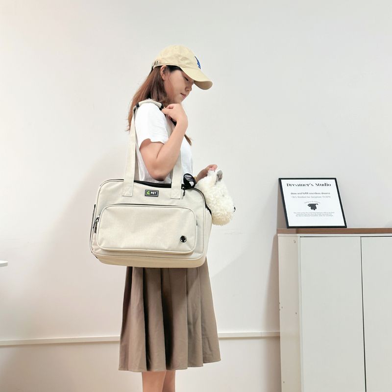 Cross-Border New Pet Small Dog Outing Portable Handheld Bag Cat House Large Capacity Puppy Carrier_voghion.com