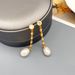 French elegant long tassel Baroque freshwater pearl fashionable personalized temperament, earrings, and ear accessories_voghion.com