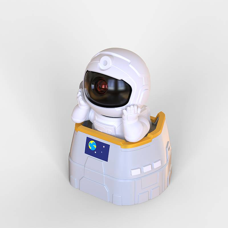Astronaut Galaxy Projector - Dual Function- Projector And Night Light, USB Powered, Remote Control & Timer, Bluetooth Speaker - With White Noise_voghion.com
