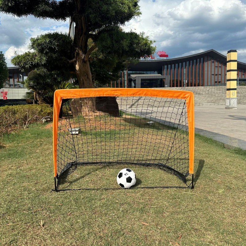 Portable Oxford Cloth Soccer Goal For Kids - Foldable & Detachable Mini Football Net With Carry Bag_voghion.com