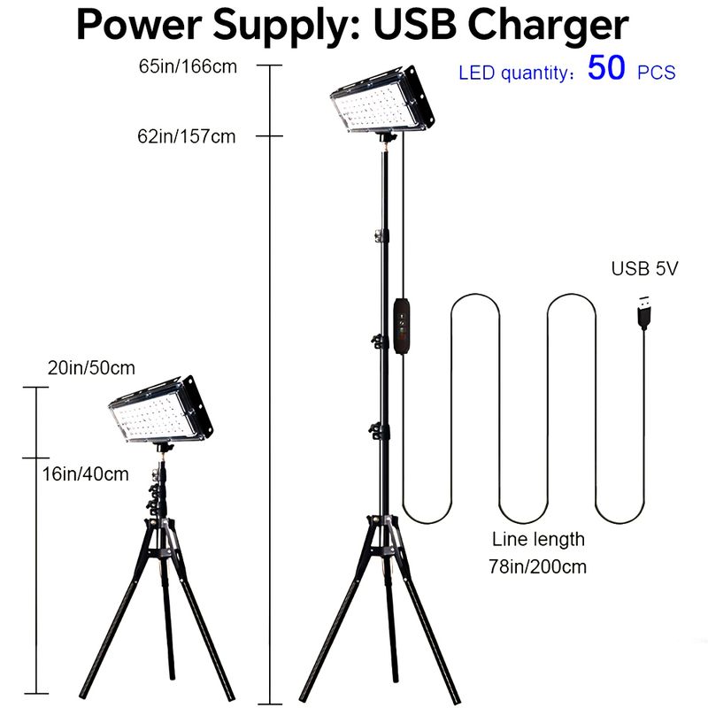 LED Floor Lamp - Adjustable Color Temperature & Brightness Modern Floor Lamps, USB Power Stanging Work Light For Reading Office Living Room Bedroom_voghion.com